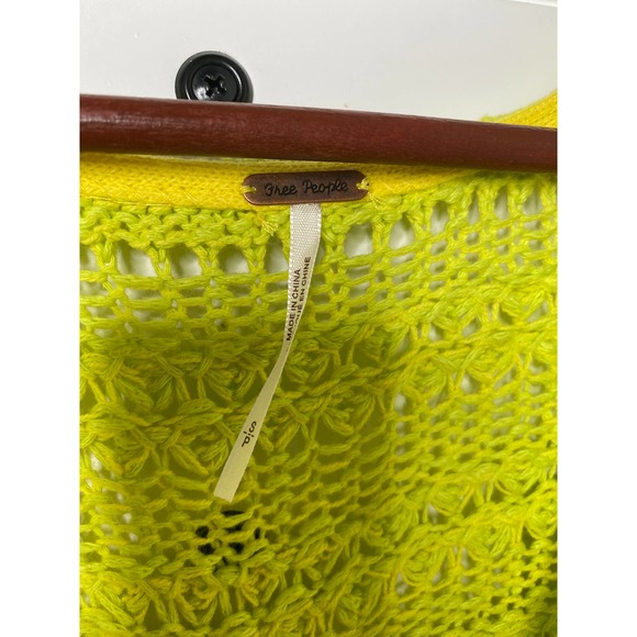 Free People Hot Tropics V-Neck Sweater NWOT Small - Picture 4 of 6